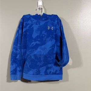 Boys Under Armour Blue Patterned Hoodie